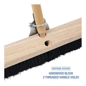 Tête de brosse de sol 2,5 pouces en fibre de Tampico noire 20236 pour balayeuses - Product Image 6