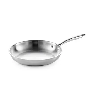 Bán buôn xách tay chảo Chảo thép không gỉ Fry Pan