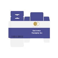 Boîte en carton pliable sur mesure, écologique, avec fenêtre transparente, pour emballage de vente au détail, finition mate, logo personnalisé, pour téléphone portable et appareil photo