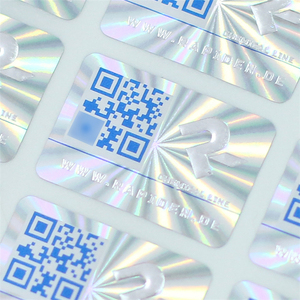 Autocollants adhésifs holographiques 3D personnalisés anti-contrefaçon pour médicaments, préservatifs, pilules et gouttes pour les yeux - Product Image 4