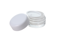 Nouveau pot d'emballage cosmétique transparent de 50ml 150ml et bouteille en verre de 100ml 120ml pour crème ou sérum