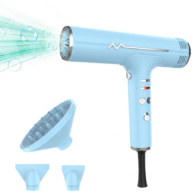 High Powerful Light Weight Professional BLDC Ionic 110,000rpm Hair Dryer
