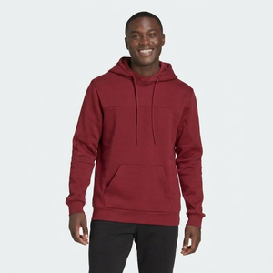 Men's <b>Thick</b> <b>Fleece</b> Pullover Hoodie Custom Logo Warm Winter Casual Style Long Sleeve Streetwear Plain Dyed Fit - Product Image 1