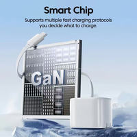 Chargeur rapide USB-C 90W avec prise EU US UK, chargeur rapide pour téléphone portable USB Type C 90W avec câble USB C rétractable