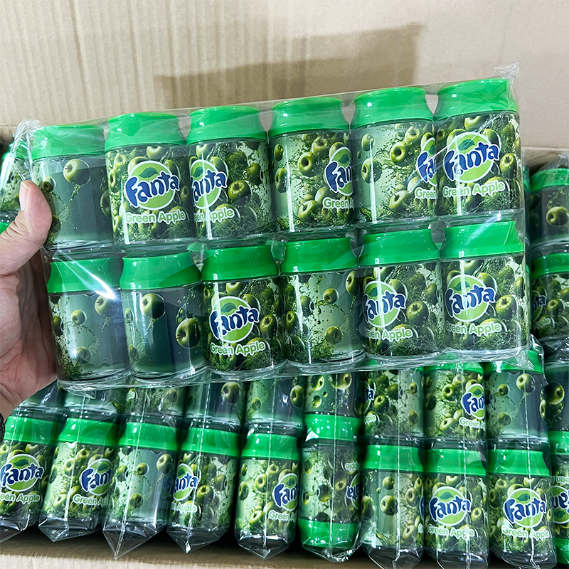 Custom Label Clear Plastic Soda Can