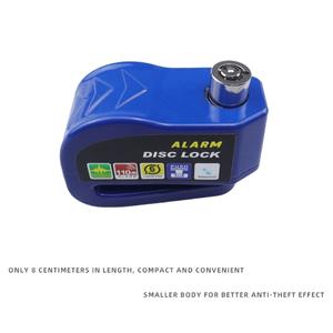 オートバイスクーターホイールディスクブレーキロック自転車警報ディスクロックレビューはまだありません - Product Image 5