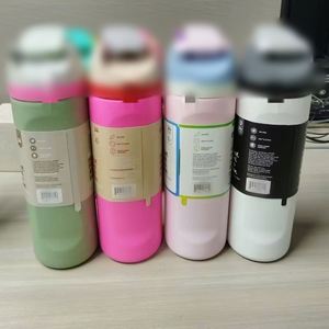 Water <b>Bottle</b> Top Lid Double Wall Stainless Steel <b>Thermos</b> Flask Vacuum Insulated Cold Drink Cup with Handle Spout Lid 24oz - Product Image 3