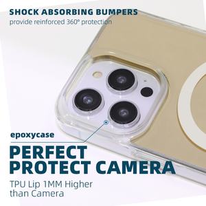 Étui de téléphone transparent antichoc avec recharge magnétique sans fil de qualité originale pour iPhone 15 Pro Max - Product Image 4