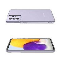 Coque arrière transparente en Silicone pour Samsung, étui de téléphone portable de luxe, en Tpu, pour Galaxy A72, 2022