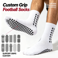 Chaussettes de football de luxe antidérapantes, chaussettes d'entraînement de football, chaussettes de sport respirantes, chaussettes athlétiques légères, chaussettes personnalisées