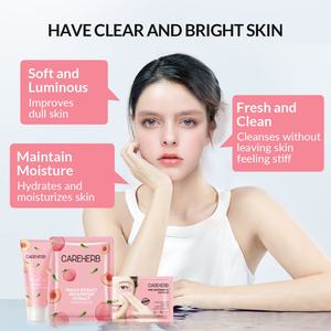 Kit de Regalo Blanqueador Orgánico OEM ODM, Limpiador Hidratante y Rejuvenecedor, Mascarilla Facial, Mascarilla para Ojos, Set de Cuidado de la Piel con Extracto de Melocotón - Product Image 2