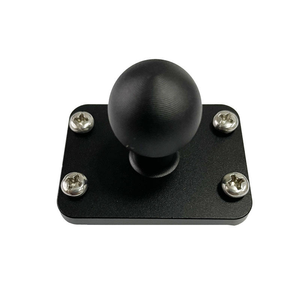 <span class=keywords><strong>Support</strong></span> de téléphone flexible pour tableau de bord de <span class=keywords><strong>voiture</strong></span>, fixation par vis, tête sphérique de 1 pouce, <span class=keywords><strong>support</strong></span> carré à motif Amps, best-seller - Product Image 2