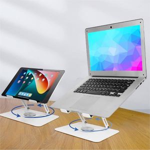 X523-1P5 Metal Adjustable Height Tablet <b>PC</b> <b>Stand</b> with 360 Degree Rotation for 10-17.3 Inch Desktop Use - Product Image 2