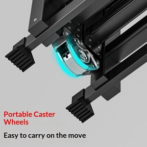 Scala Telescopica Verticale Retrattile in Metallo Personalizzata, Scala a Fisarmonica per Interni ed Esterni, Scala da Cucina Economica - Product Image 5