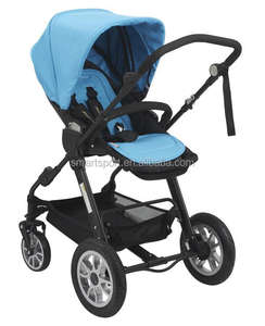 Poussette bébé confortable et pliable en alliage d'aluminium avec fonction balancelle pour les enfants de 0 à 3 ans, conception facile à plier - Product Image 2