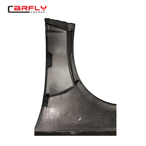 Guardabarros Delanteros de Fibra de Carbono Seca <span class=keywords><strong>Carfly</strong></span> - Repuesto para Audi RS6 RS7 (Diseño Modificado) - Product Image 5