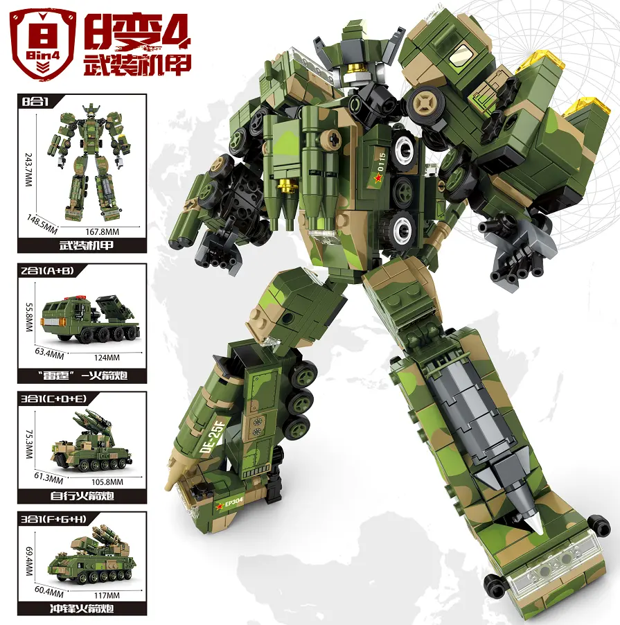 New Arrival SY 1635 Survival Warfare 8 to 4 Styles Building Blocks compatible with all major brand Shantou Factory for kids gift