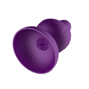 Dispositivo de succión de lengua para pezones Edya, color morado y rojo rosa, 105 mm x 72 mm x 72 mm, para uso sexual en pareja, para adultos. - Product Image 3