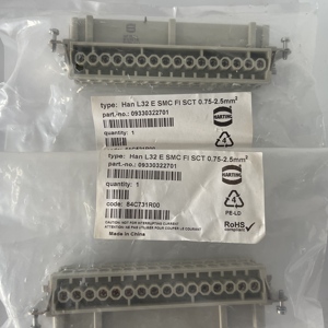 Connecteur HARTING Han Insert Han L32 E SMC FI SCT 0.75-2.5m ㎡   09330322701 - Product Image 1