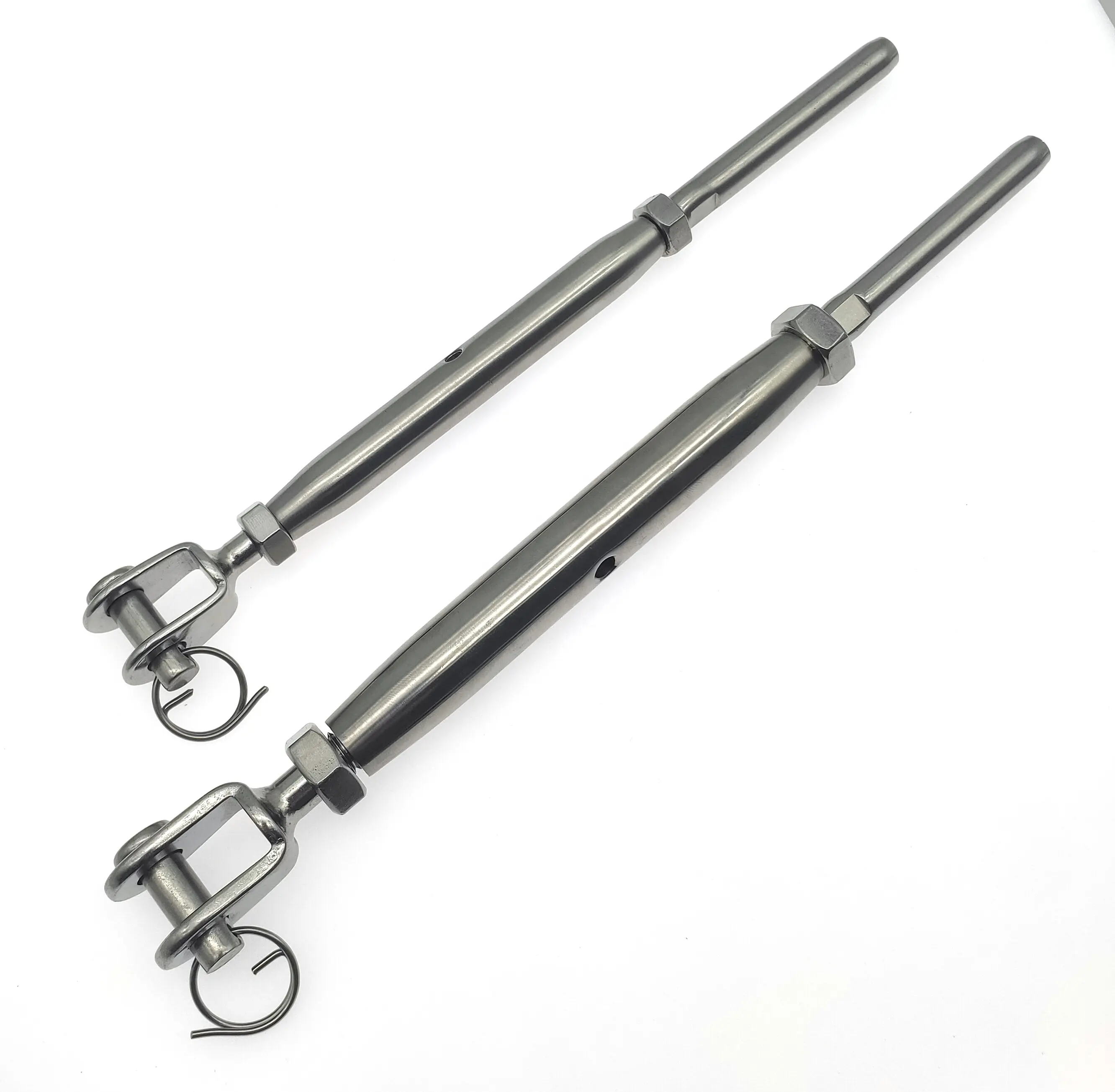 Stainless steel Rigging Screw Fork and Swage Stud , Turnbuckle for marine, industrial and architectural applications