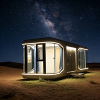 Maisons mobiles en forme de capsule spatiale personnalisées, de haute qualité et durables, hôtels portables préfabriqués de style moderne, Casas Modulares