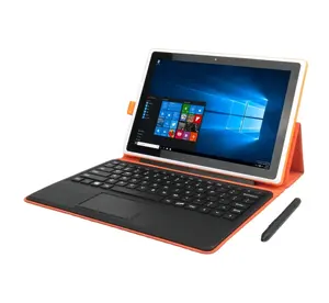 Tablet escolar com tela de 10 polegadas para projetos educacionais, tablet 2 em 1 com teclado e caneta