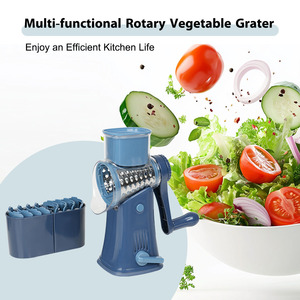 Hướng dẫn sử dụng <span class=keywords><strong>ROTARY</strong></span> pho mát vắt tay Vòng TUMBLING hộp Shredder trống đa chức năng trái cây và rau cắt với xử lý - Product Image 2