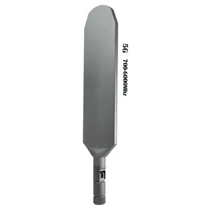 High Gain 5dBi 700-6000MHz Omnidirectional Wireless Foldable Paddle LTE 4G 5G Rubber Antenna