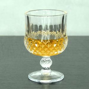 Conjunto de copa de vino de cristal de diamante Vintage europeo, vaso antiguo Arques, marca Brandy, copa de vino - Product Image 3