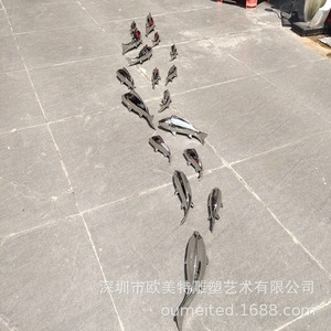 Stainless Steel Fish Sculpture Modern Mirror Decor For Garden Pond Water Feature Outdoor Landscape Art Decoration - Product Image 4