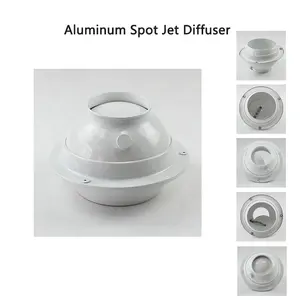 Aluminium Round Jet Nozzle Spot Air Diffuser For A Large Distance To The Occupied Zone
