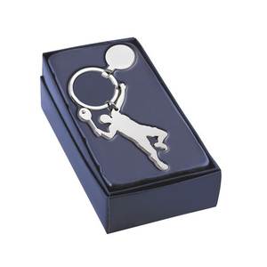 Portachiavi a Forma di Racchetta da Tennis con Moneta, Realizzato in Gomma Resistente e Metallo - Product Image 2