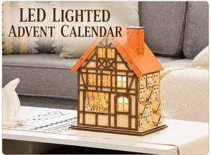 Luxury House Shape Christmas Advent <b>Calendar</b> Box with Drawers Rigid Paperboard Mystery Blind Box for Kids Toy Packaging - Product Image 4