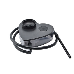 71 rouge Coeur Cadeau Silicone Narguilé Facile à Utiliser Avec LED Effet D'éclairage Ensemble Complet de Collocation <span class=keywords><strong>fumée</strong></span> coeur hooka - Product Image 4