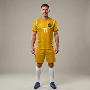 Kit Calcio Personalizzabili Direttamente dalla Fabbrica, Maglie a Maniche Corte, Taglie Grandi, Tute Sportive da <span class=keywords><strong>Uomo</strong></span>, Set Uniformi da Calcio Personalizzate - Product Image 6