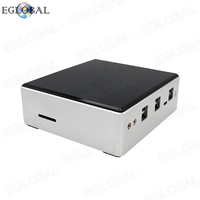 EGLOBAL-Mini pc para juegos, sistema barebone Nuc 8th 10 i7 ultra mini pc, compatible con DDR4 con ventilador wifi