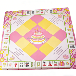 Tapete <span class=keywords><strong>de</strong></span> Mahjong Americano Personalizado, Antideslizante, Reductor <span class=keywords><strong>de</strong></span> Ruido, para Mahjong Americano, Póker, Juegos <span class=keywords><strong>de</strong></span> <span class=keywords><strong>Mesa</strong></span>, Dominó - Product Image 3