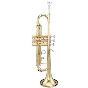 Tromba in ottone di qualità professionale con bocchino 7C laccato e oro laccato finitura Bb tono strumento musicale - Product Image 2