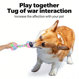 Hengtuo - Échantillon gratuit - Corde en coton tissée de haute qualité et durable - Style classique et écologique - Pelotas Para Perros - Jouet à mâcher <span class=keywords><strong>pour</strong></span> <span class=keywords><strong>chien</strong></span> - Product Image 3