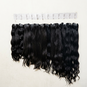 Wholesale Price 12A Top Grade Body Wave 100% Indian Human Hair Extensions Unprocessed Virgin Hair Virgin Remy Hair 100g <b>Machine</b> - Product Image 1