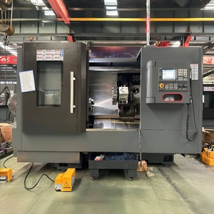 เครื่องกลึงซีเอ็นซี500มม. สต็อกเครื่องกลึงไฮดรอลิกชัคและหางมม. สวิงเหนือเตียงเอียง - Product Image 1