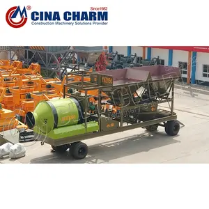 Factory Prices Yhzm25 Mobile Mixing Small Cement Concrete Batching Plant For Sale