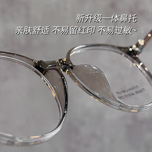 Gafas de vista Mirror One Factory para mujer, montura redonda de titanio T73008, ultraligeras de 8g, montura completa, color marrón - Product Image 4