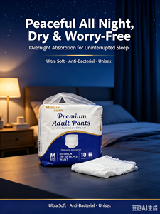 Pannolini per Incontinenza Notturna Morbidi e Assorbenti, Protezione Anti-Perdita, Slip Usa e Getta OEM per Adulti - Product Image 2