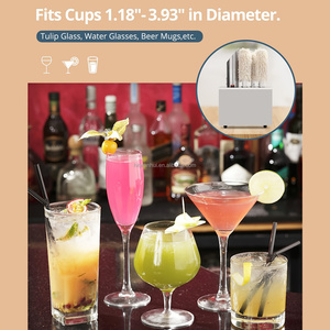 เครื่องขัดขอบแก้วไฟฟ้า 5 หัว ทำจากสแตนเลส สำหรับแก้วไวน์และแก้วบาร์ - Product Image 4
