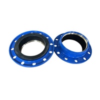 Adaptateur à bride rapide en fonte ductile avec surface peinte pour tuyaux PVC/HDPE et tuyaux Di PN10/PN16, résistant à la pression, marque TIANYI SUNS