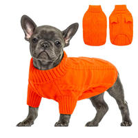 Abrigos para Mascotas de Mezcla de Algodón Suave, Suéteres Clásicos de Punto para Perros Pequeños y Gatos, Ajuste Cómodo para Todas las Estaciones