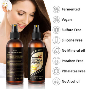 Spray do melhor óleo essencial reparador de colágeno para melhorar o cabelo danificado Organic Salon Herbal Medicine para tratar o cabelo Serum - Product Image 5