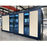Maison conteneur en acier de 40 pieds sur mesure avec design moderne, isolation thermique, OEM/ODM, utilisation hôtelière, couleur personnalisée disponible