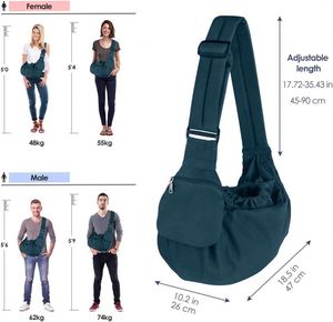 OEM Customization Shoulder Carry Bag Adjustable Soft Padded Shoulder Straps Suitable for <b>Small</b> Animal - Product Image 2